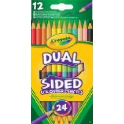 Карандаши цветные 12 шт./уп. двусторонние Crayola