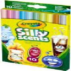 Набор фломастеров Silly Scents тонкая линия (washable) с ароматом 10 шт. Crayola