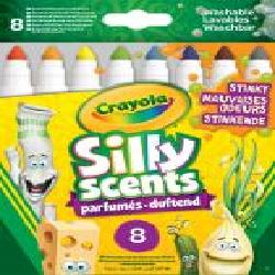 Набор фломастеров Silly Scents Шутник (washable) с ароматом 8 шт. Crayola