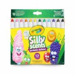 Набор фломастеров Silly Scents широкая линия (washable) с ароматом 12 шт. Crayola