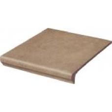 Клинкерная плитка Mattone Sabbia Brown Kapinos Stopnica Prosta 30x33 Ceramika Paradyz