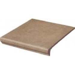 Клинкерная плитка Mattone Sabbia Brown Kapinos Stopnica Prosta 30x33 Ceramika Paradyz