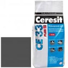 Фуга Ceresit CE 33 Plus 116 (ширина шва 1–6 мм) 2 кг антрацит