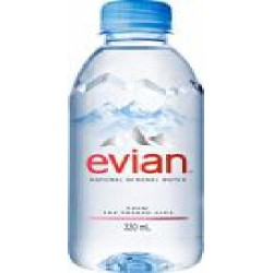 Вода минеральная Evian негазированная 0,33 л