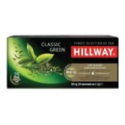 Чай зеленый Hillway Классик Грин (8886300990096) 25 шт. 50 г