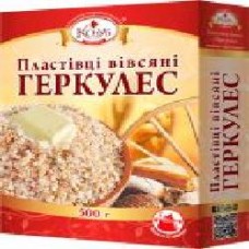 Хлопья овсяные ТМ Козуб Продукт Геркулес в коробке 500 г 4820094536218