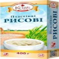 Хлопья ТМ Козуб Продукт рисовые в коробке 400 г 4820094532418