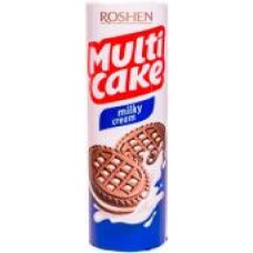 Печенье Roshen Multicake с молочно-кремовой начинкой (4823077609084) 180 г