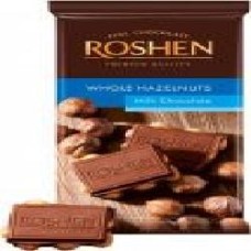 Шоколад Roshen молочный с целым лесным орехом 90 г