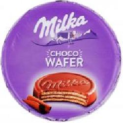 Вафли Milka с начинкой из какао покрытые молочным шоколадом Choco wafer 30 г