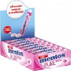 Жевательная резинка Mentos Pure Fresh Roll Тутти-Фрутти