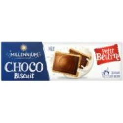 Шоколад Millennium Choco Biscuit молочный с печеньем 132 г