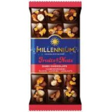 Шоколад Millennium Fruits&Nuts черный 80 г