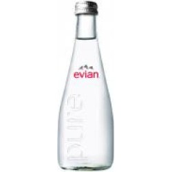 Вода минеральная Evian стекло негазированная 0,33 л