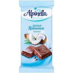 Шоколад Alpinella с кокосовым наполнителем 90 г