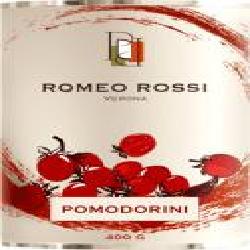 Томаты Romeo Rossi кусочки очищенные 400 г (8056598491142)