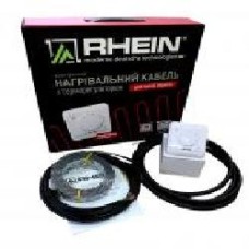 Нагревательный кабель Rhein 125/125 W 0,6 - 1 кв.м + терморегулятор