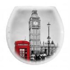 Сиденье для унитаза с крышкой London Red