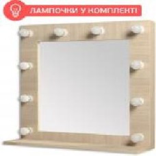 Зеркало косметическое Velista 700x700 мм дерево светлое