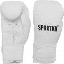 Боксерские перчатки SPORTKO 3007 7oz белый