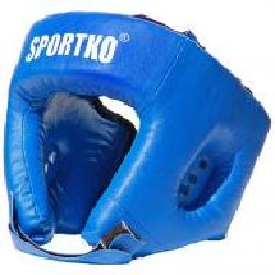 Шлем боксерский SPORTKO 5001-Blue