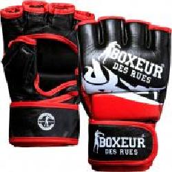 Перчатки для MMA Boxeur Des Rues р. M BXT-5135 черный с красным