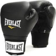 Боксерские перчатки Everlast Leather velcroed training glove 14oz 141001 черный