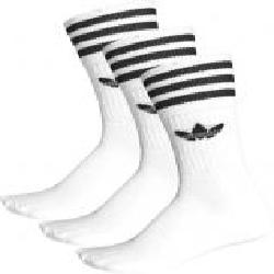 Носки Adidas SOLID CREW SOCK S21489 р.39-42 белый