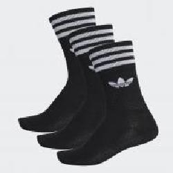 Носки Adidas SOLID CREW SOCK S21490 р.43-46 черный