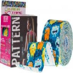 Кинезиологический тейп REA TAPE REA-Pattern-Monster разноцветный