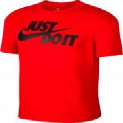 Футболка Nike M NSW TEE JUST DO IT SWOOSH AR5006-657 р.L красный