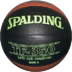 Баскетбольный мяч Spalding TF–350 LNB 76319Z р. 6 черный с оранжевым