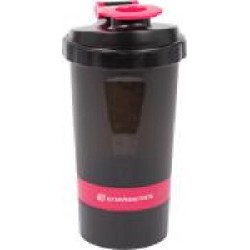 Шейкер Shaker Bottle 296592-288 600 мл черный с розовым Energetics