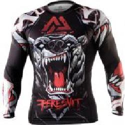 Футболка Peresvit Battle Bear Rash Guard 501219-846 р.S черный