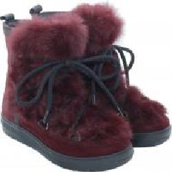 Ботинки Oscar Afterski Boots Dark-Red ANET-SHORT-bor р.36 красный