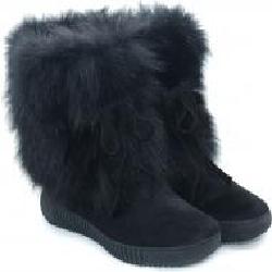 Ботинки Oscar Afterski Boots Leather Black-Black VOLPE-Bla р.36 черный