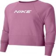 Футболка Nike Fleece Training Crop Crew Neck CQ9305-693 р.L розовый