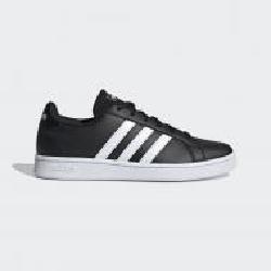 Кроссовки Adidas GRAND COURT BASE EE7482 р.38 2/3 UK 5,5 23,8 см черно-белый