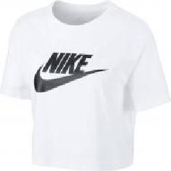 Футболка Nike W NSW TEE ESSNTL CRP ICN FTRA BV6175-100 р.S белый