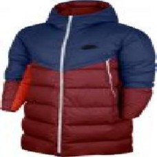 Пуховик Nike M NSW DWN FIL WR PARKA SHLD CU4408-410 р.S красный с синим