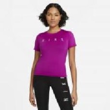 Футболка Nike W NK RUN DVN MILER TOP SS DC5236-584 р.XL фиолетовый