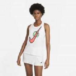 Майка Nike W NKCT TANK SWOOSH TENNIS DC5252-100 р.XS белый