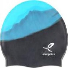 Шапочка для плавания Energetics Cap Sil 414286-900522 one size черный с синим