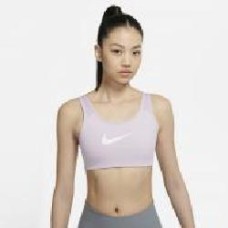 Бра Nike W NK SWSH ICNCLSH STRPY BRA DC5543-576 р.L розовый