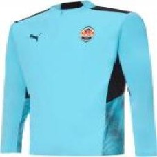 Джемпер Puma FCSD Pro 1 4 Zip TRG Top 76411104 р. L голубой