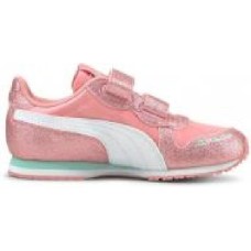 Кроссовки Puma Cabana Racer Glitz V PS 37098509 р.34,5 UK 2 21 см розовый