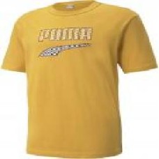 Футболка Puma Downtown Logo Tee 53248837 р.S желтый