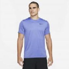 Футболка Nike M NP DF HPR DRY TOP SS CZ1181-457 р.XL сиренево-синий