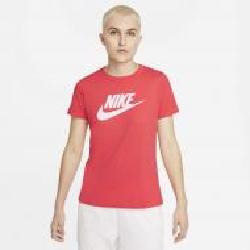 Футболка Nike W NSW TEE ESSNTL ICON FUTUR BV6169-814 р.S красный