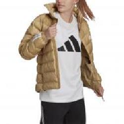 Пуховик Adidas W ITAVIC M H J GQ2344 р.M бежевый